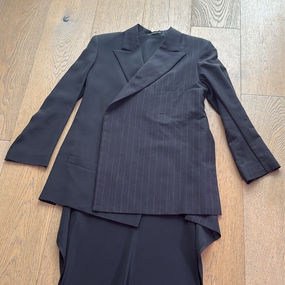 Yohji Yamamoto black swallowtail blazer - Picture 11 of 13
